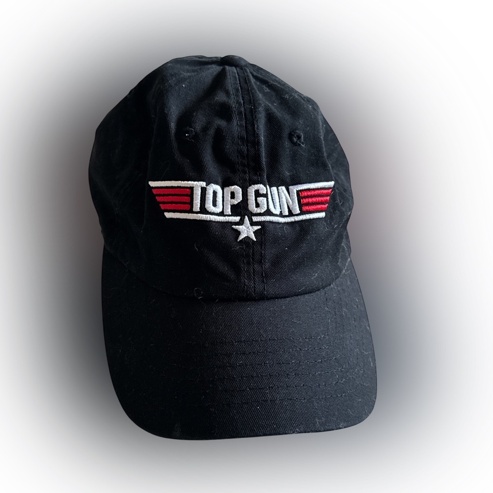 Top Gun embroidered one size baseball Black Cap 2020